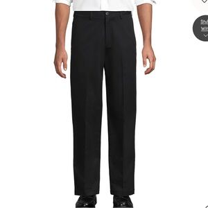 Lands' End Traditional Fit Trousers in Black